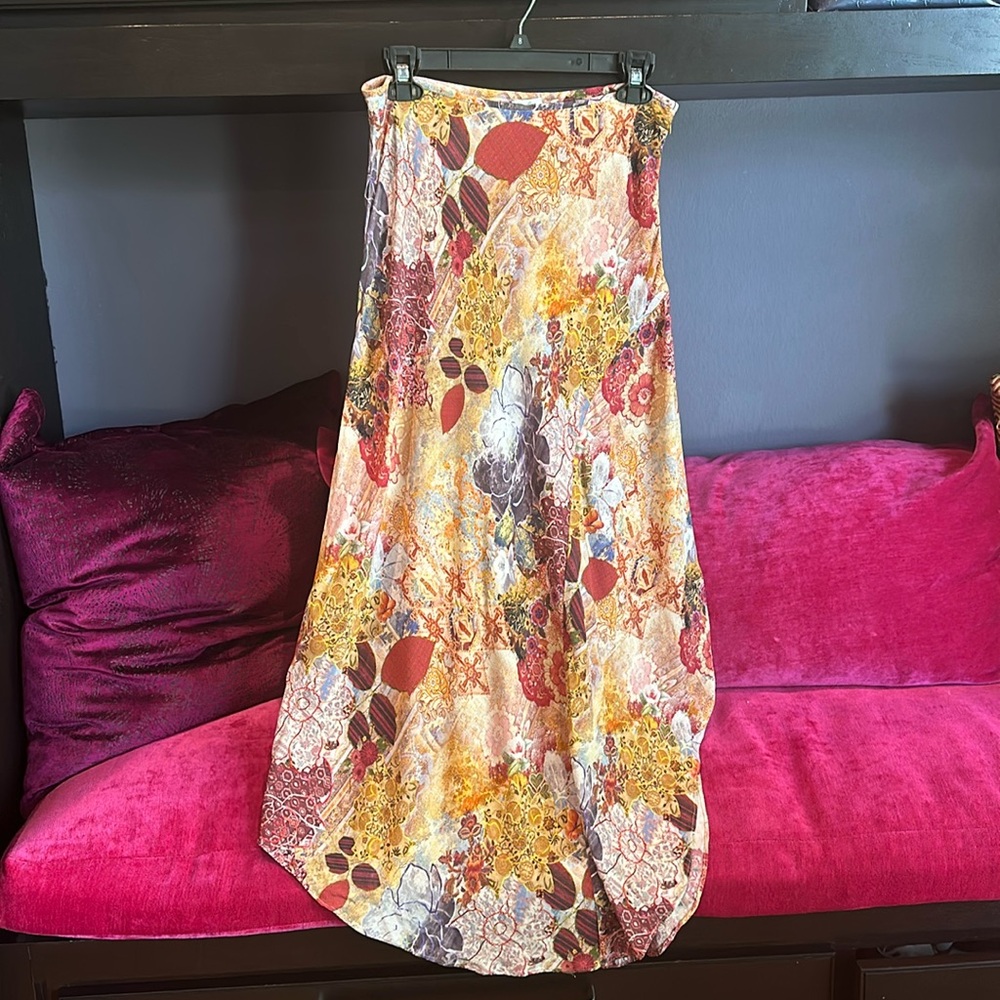 Robert Graham Paisley Asymmetric Skirt